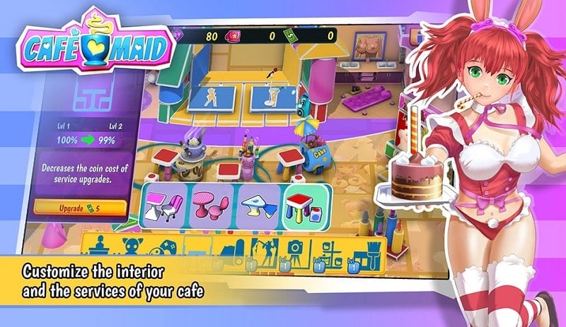 Cafe Maid mod apk