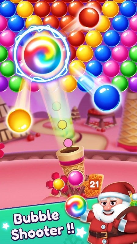 Christmas Games Bubble Shooter free