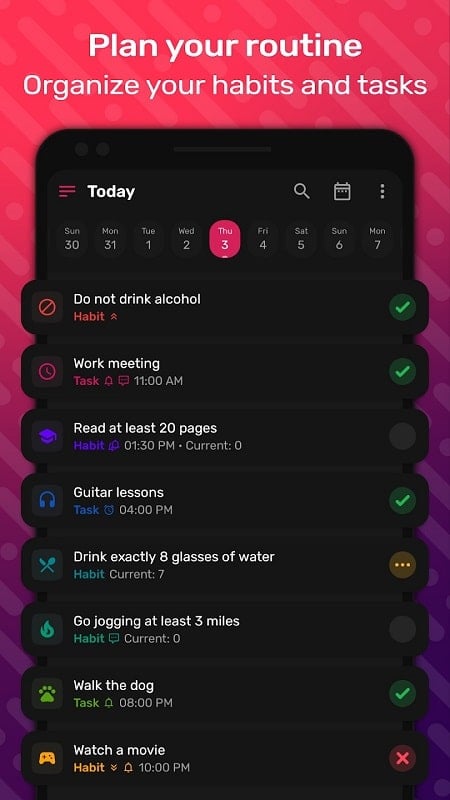 HabitNow Daily Routine Planner mod 