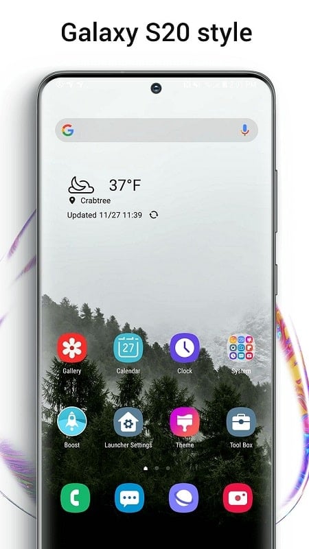 Cool S20 Launcher Galaxy OneUI mod 