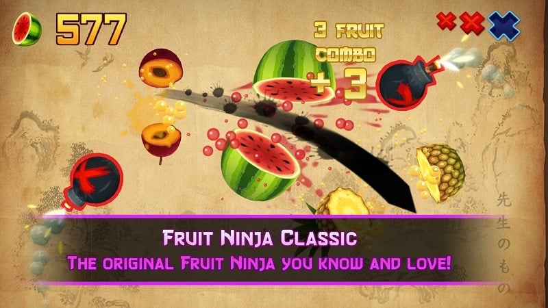 Fruit Ninja Classic mod