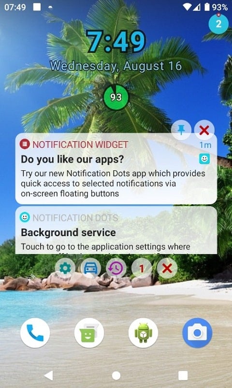 Notification Widget mod apk