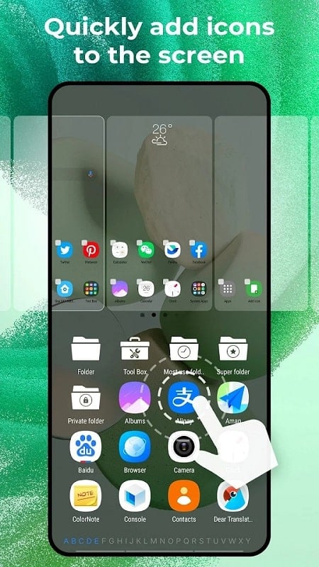 One S10 Launcher mod android