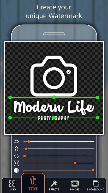 Add Watermark on Photos mod 