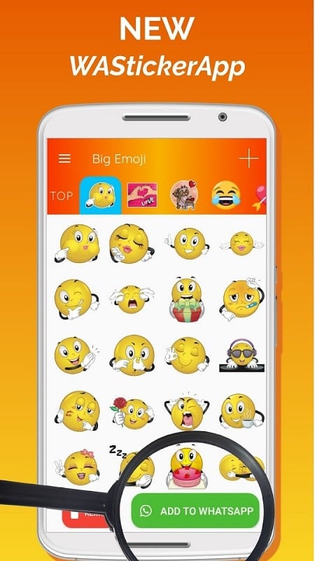 Big Emoji sticker for WhatsApp mod apk 