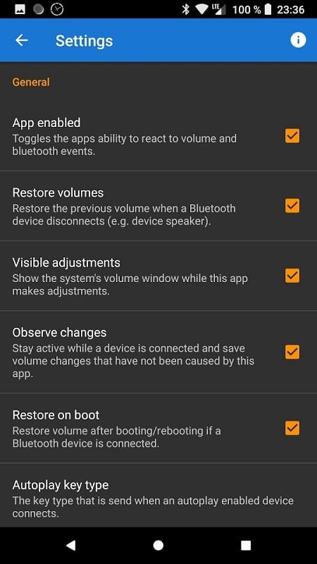 Bluetooth Volume Manager mod android 