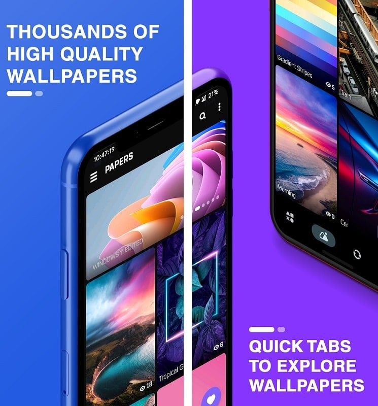 PAPERS Wallpapers mod apk