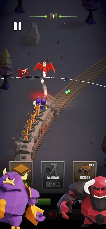 Train Defense Merge N Fight mod free