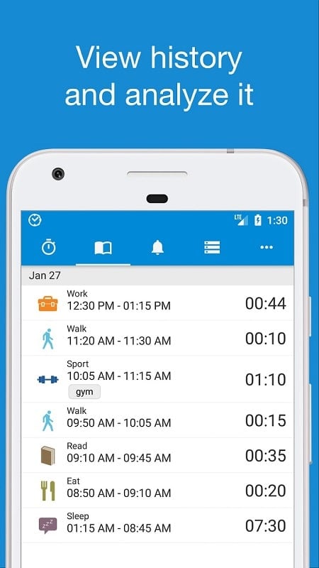 aTimeLogger Pro mod apk 