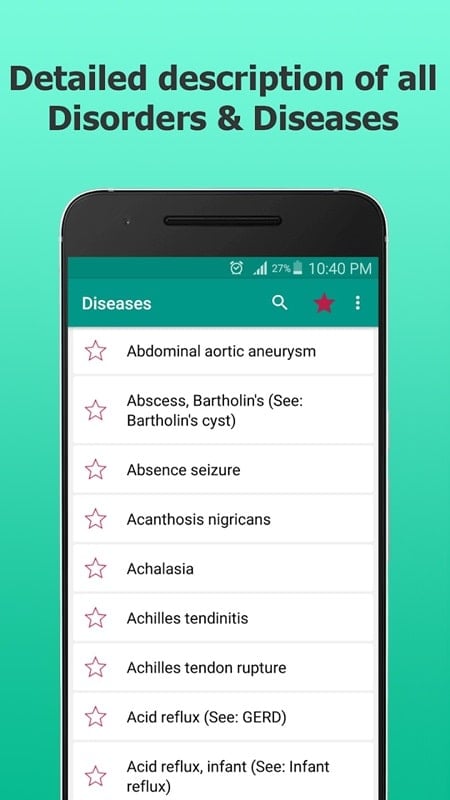 Diseases Dictionary Offline mod