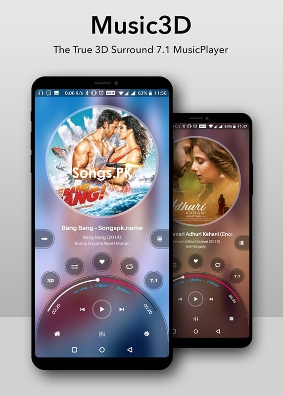 Music Player 3D Surround 7.1 mod