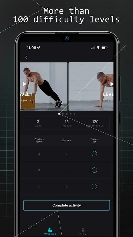 Next Workouts mod apk 