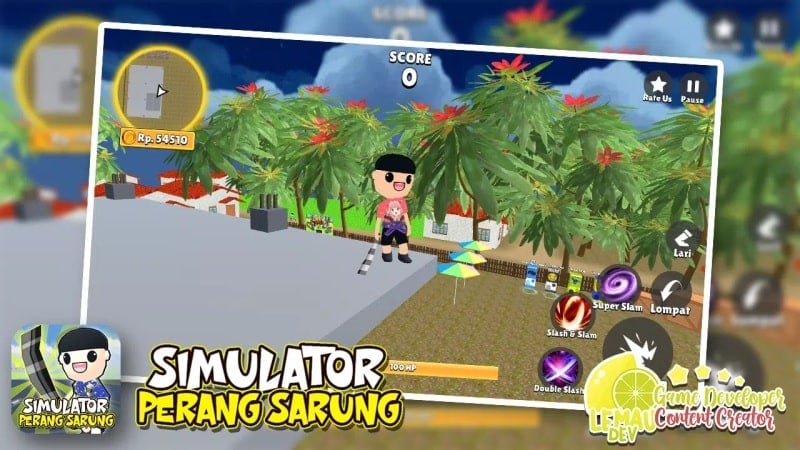 Simulator Perang Sarung 3D free