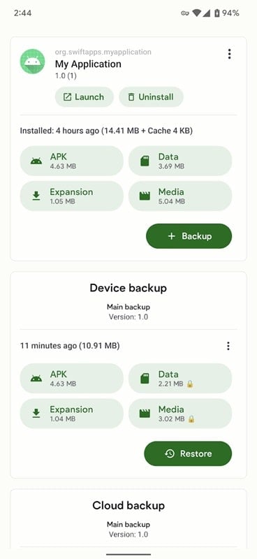 Swift Backup mod free