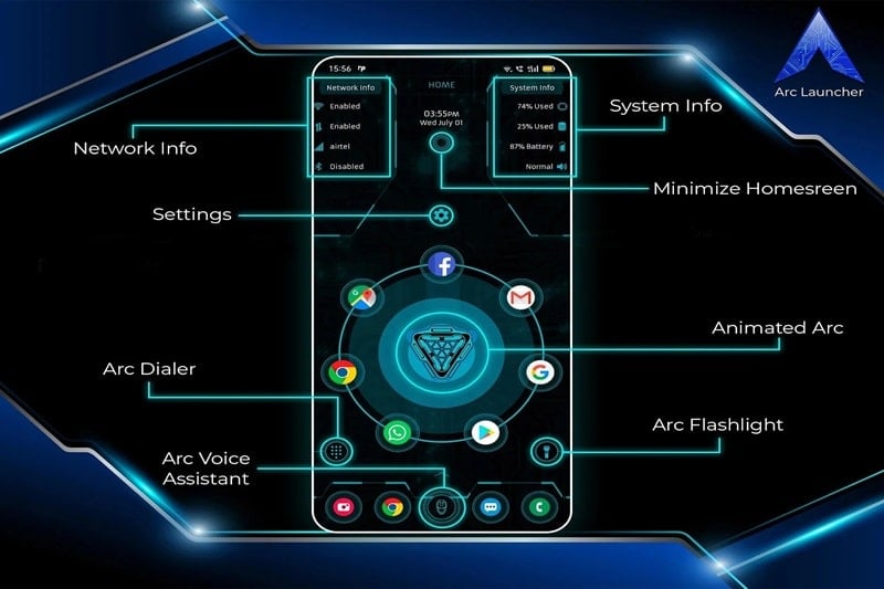 ARC Launcher mod 