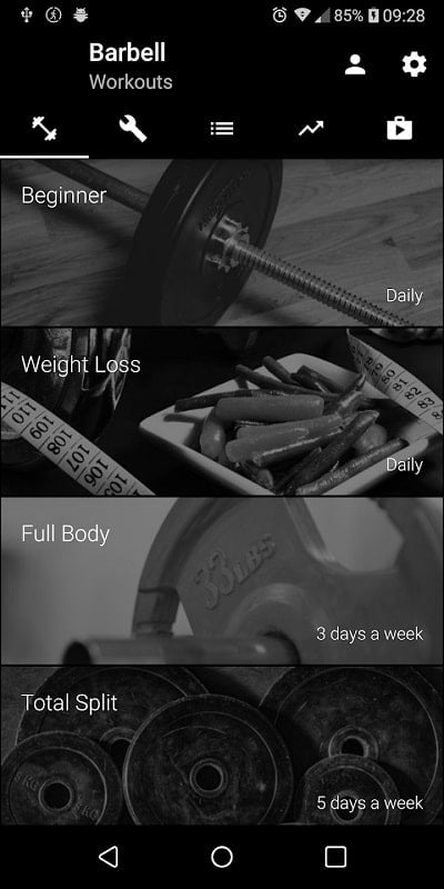 Barbell Home Workout mod android free 