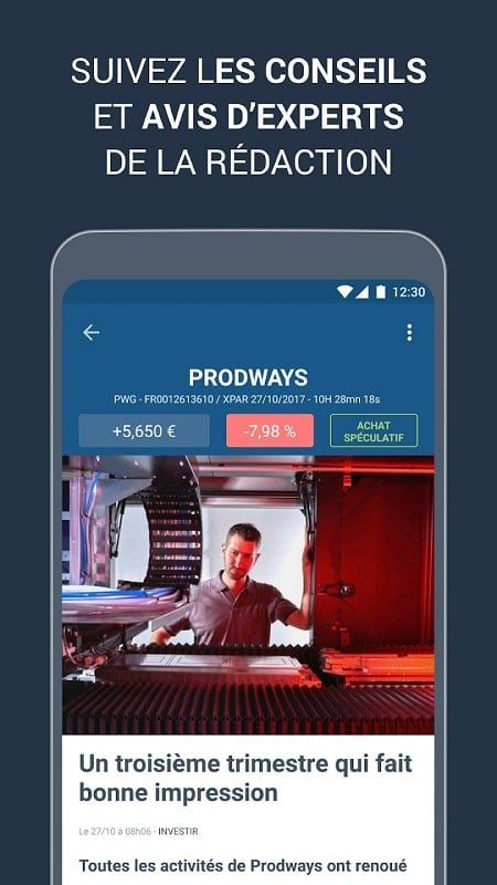 Investir bourse et finance mod apk 