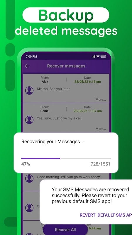 Recover Deleted Messages mod android free 