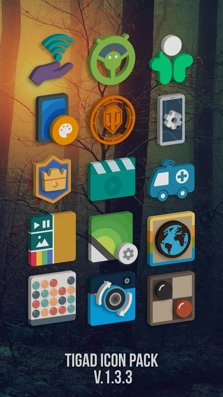 Tigad Pro Icon Pack mod 