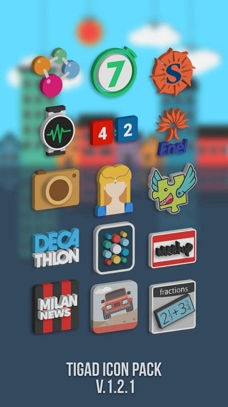 Tigad Pro Icon Pack mod android free 