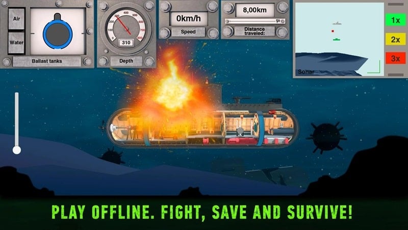 Nuclear War Submarine inc mod