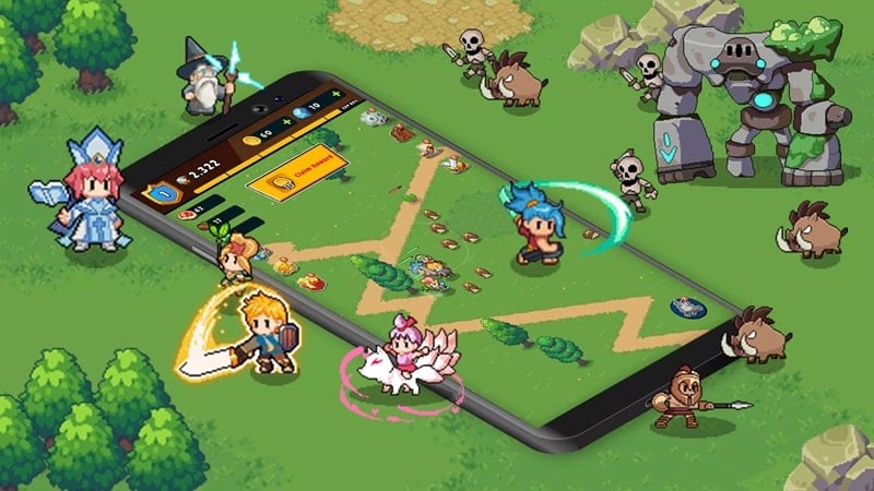 Pixel Guardian War mod apk