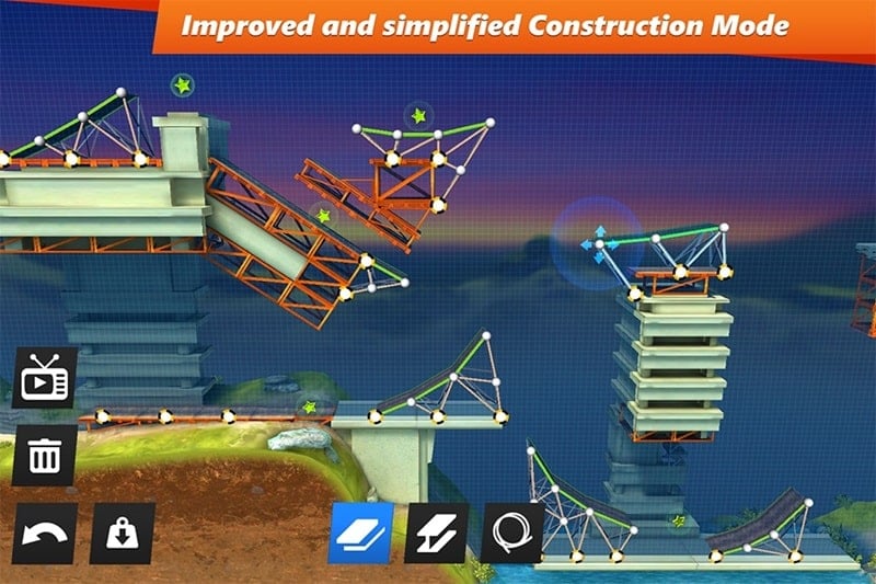 Bridge Constructor Stunts mod free