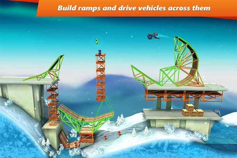 Bridge Constructor Stunts mod