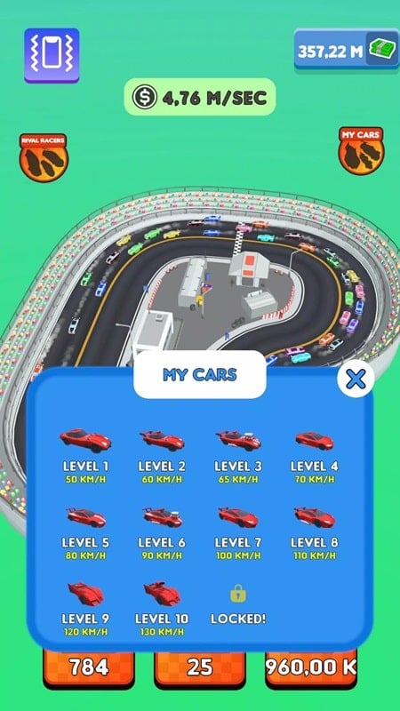 Clicker Racing 3D mod apk