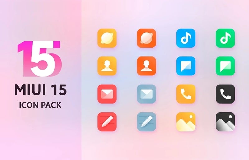 Mi15 Icon Pack mod apk