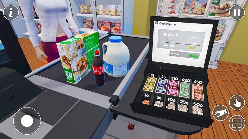 Supermarket Cashier Games 3D mod apk