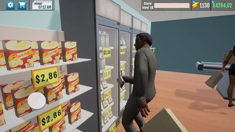 Supermarket Manager Simulator