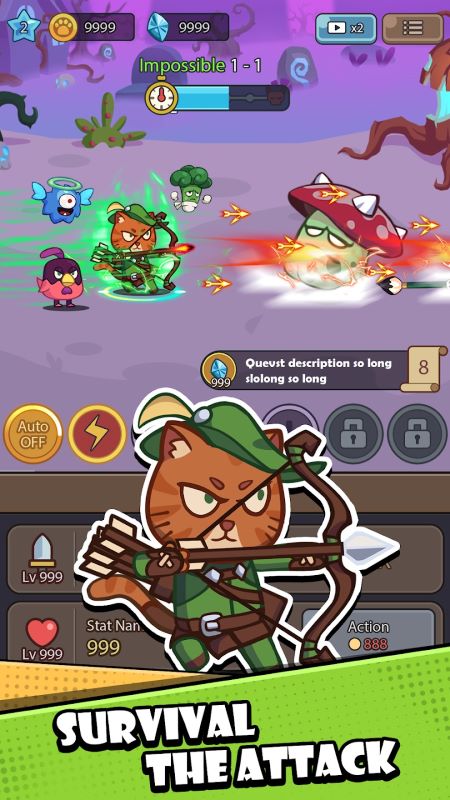 Cat Legend Idle RPG War apk