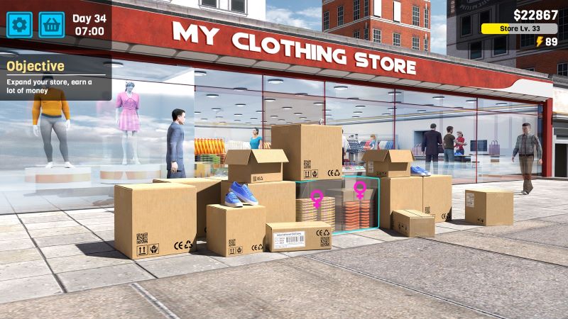 Clothing Store Simulator