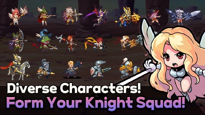 Rush Knights apk mod 