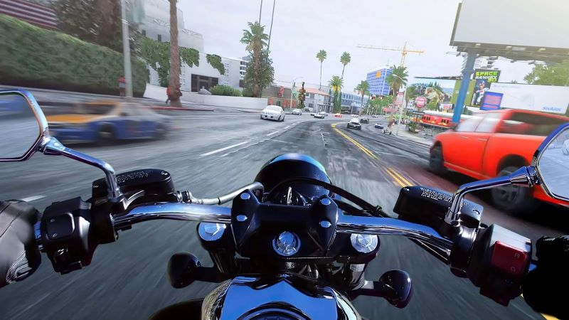 Traffic Moto Bike Rider City mod