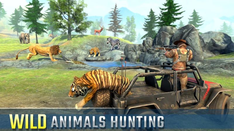 Wild Animal Hunting Games FPS mod