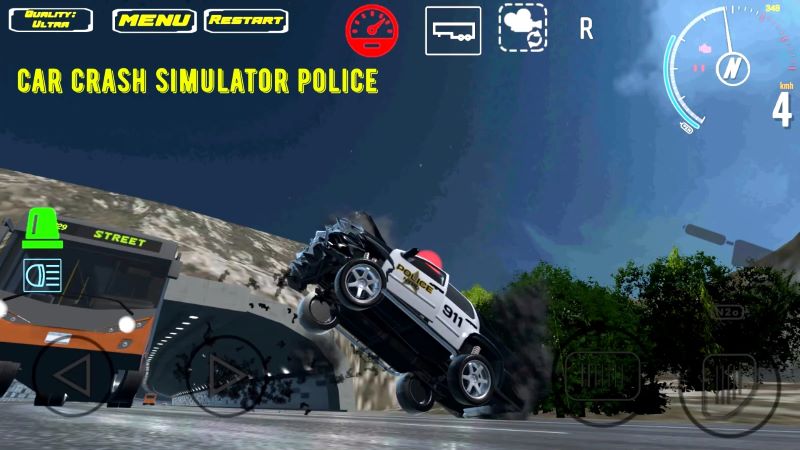 Car Crash Simulator Police mod free