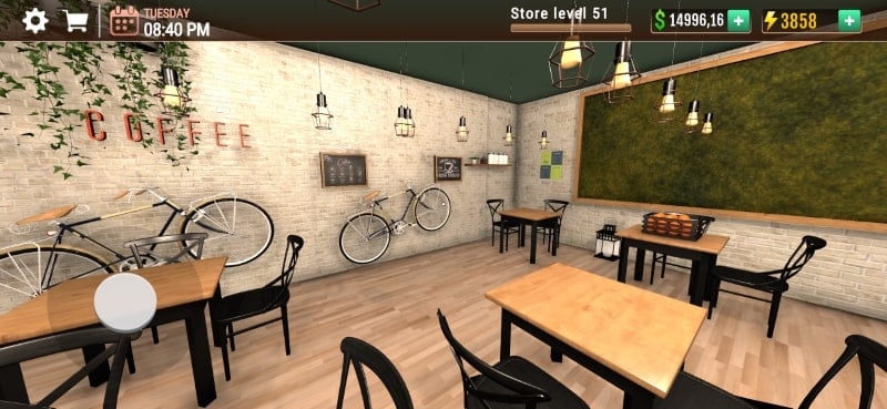 Coffee Shop Simulator 3D Cafe apk mod