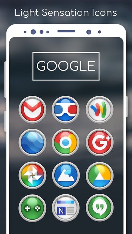 Light Sensation Icon Pack mod apk