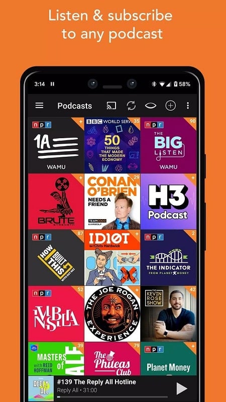 Podcast Addict android