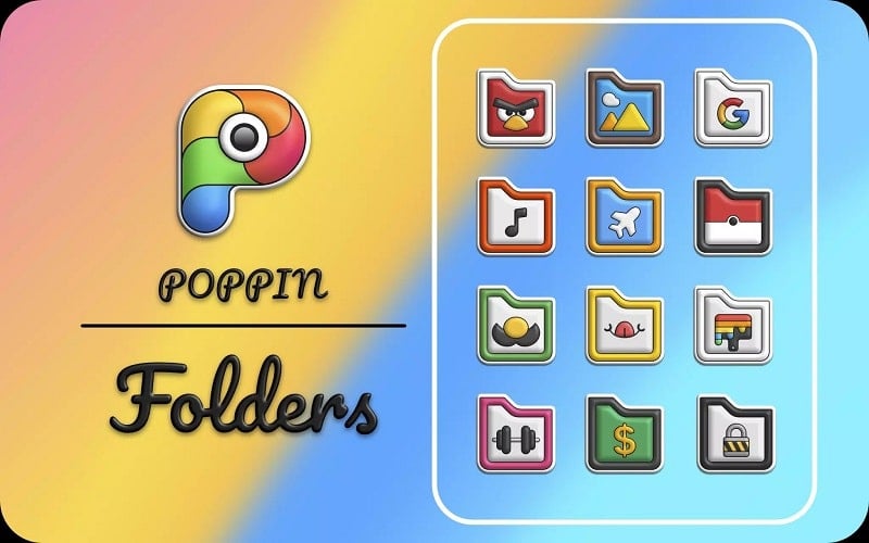 Poppin icon pack apk