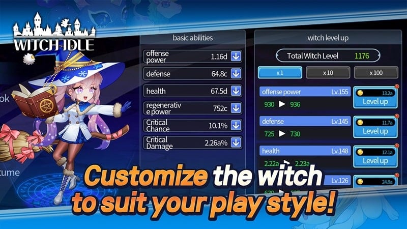 Witch Idle mod apk