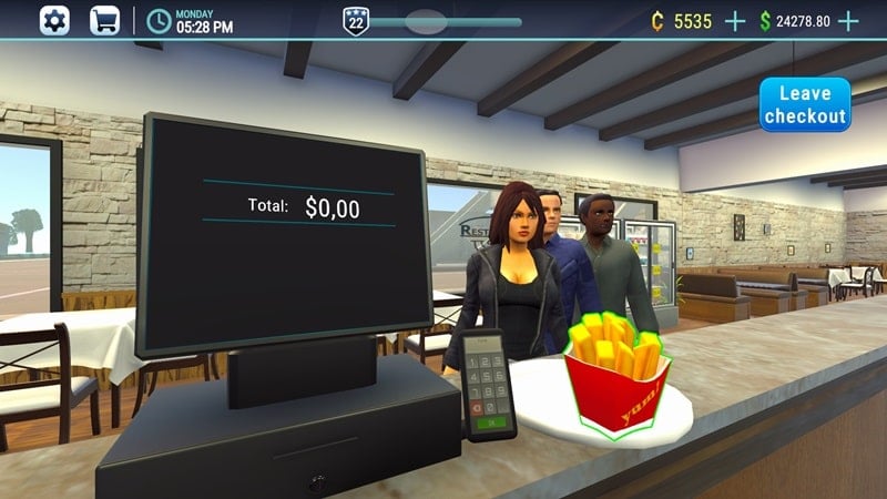 Restaurant Simulator 3D Bar mod android