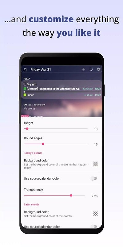 Your Calendar Widget apk