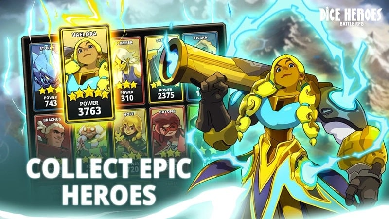 Dice Heroes Battle RPG mod free