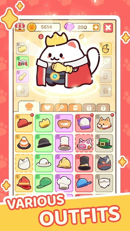 Cat Restaurant Food Bar Story mod android