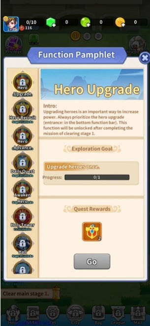 Unlock many special functions of generals in Dynasty Squad MOD APK