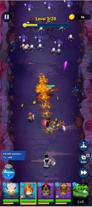 Lãnh đạo đội anh hùng tiêu diệt yêu quái trong Heroes Assemble MOD APK