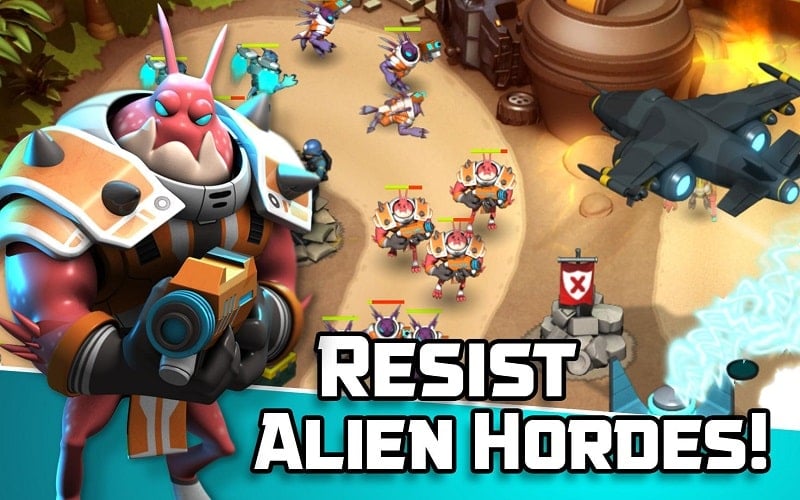 Alien Creeps TD MOD apk